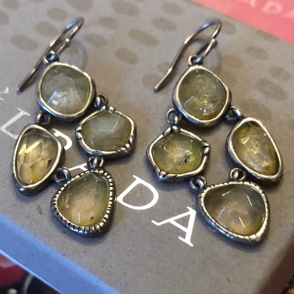 Silpada Sterling Silver and Citrine Fresh Squeezed Earrings W2782 - Picture 13 of 16